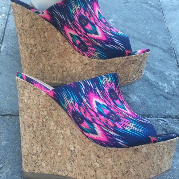 Boho cork wedges - Picture 4 of 10